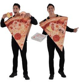 Pizza Costume w/Toppings - Adult Standard