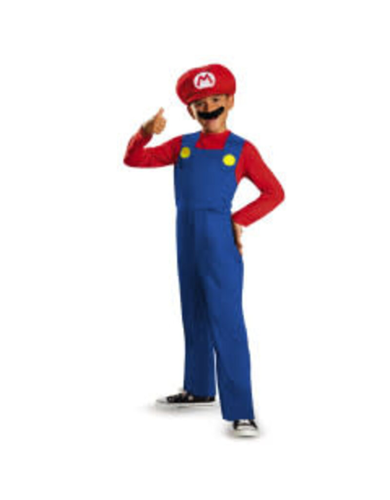 Child Super Mario Costume Medium (7-8)