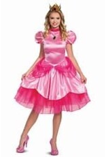 Women's Princess Peach Deluxe Adult Medium (8-10) Super Mario Costume