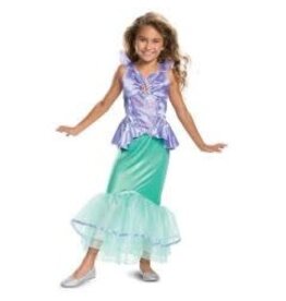 Girl's Ariel Small (4-6X) Costume The Little Mermaid