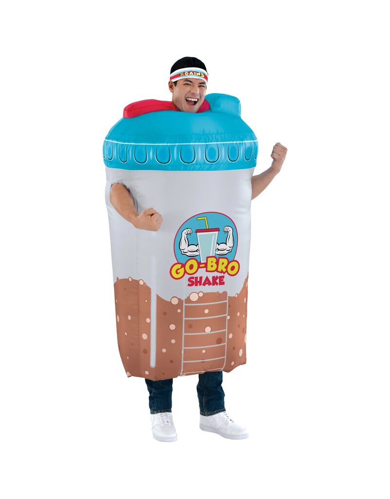 Inflatable Bro-Tein Shake - Adult Standard (Fits to Size 44)