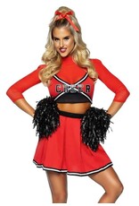 Women's Varsity Babe Small/Medium Costume (Cheerleader)