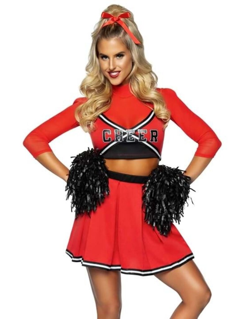 Women's Varsity Babe Small/Medium Costume (Cheerleader)