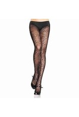 Black Spiderweb Lace Pantyhose