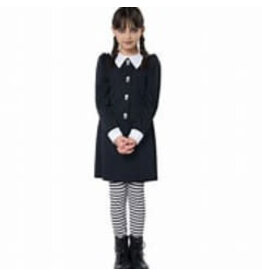 Girl's Dreadful Child Large (10-12) Costume (Wednesday Adams)