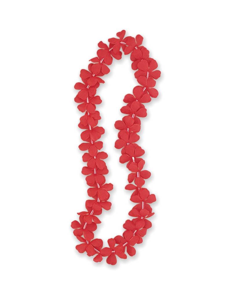 Red Flower Lei