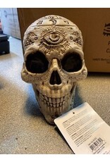 7" Fortune Telling Plastic Skull