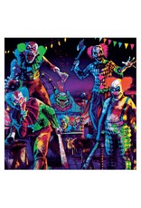 Creepy Carnival Backdrop - Blacklight 65" x 65"