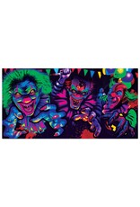 Creepy Carnival Horizontal Banner - Blacklight 65" x 33 1/2"