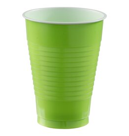 12 oz. Plastic Cups, Mid Ct. - Kiwi (20)