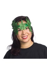 Woodland Fairy Leaf Eye Mask Green