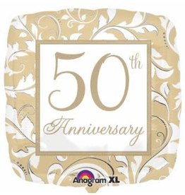 50th Anniversary 18" Mylar Balloon