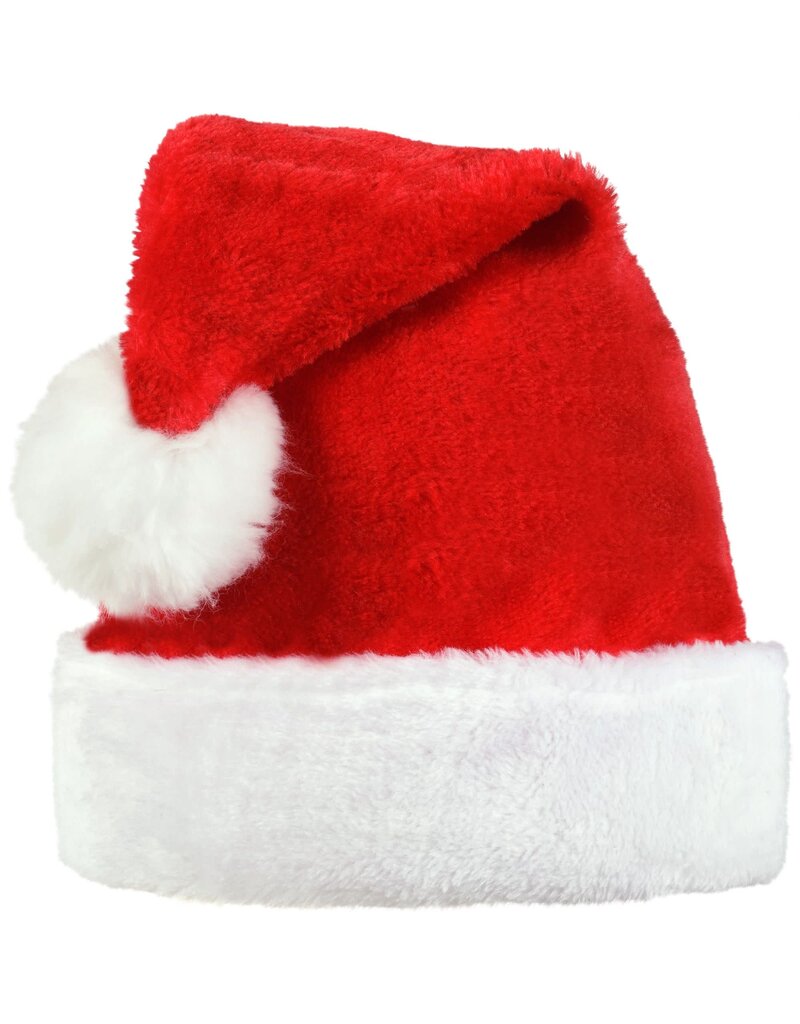 Santa Plush Value Hat Adult 15" x 12"