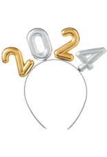 2024 Balloon Numbers Electroplated Headband 9 1/4"