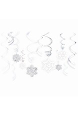 Snowflake Value Pack Foil Swirl (12)