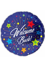 Welcome Back Stars 18" Mylar Balloon