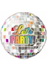 Let's Party Disco 18" Mylar Balloon
