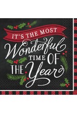 Most Wonderful Time Luncheon Napkins (36)