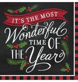 Most Wonderful Time Luncheon Napkins (36)
