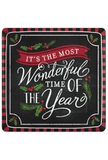 Most Wonderful Time Square Plates, 7" (18)