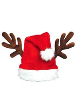 Antlers Santa Hat