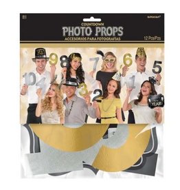 New Year's Countdown Photo Props
