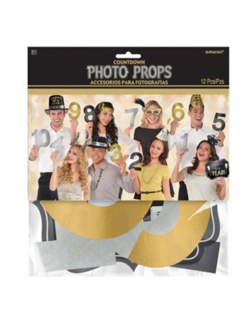 New Year's Countdown Photo Props