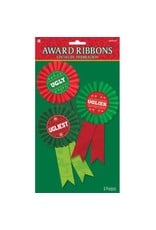 Ugly Sweater Contest Award Ribbon - Multi Pack