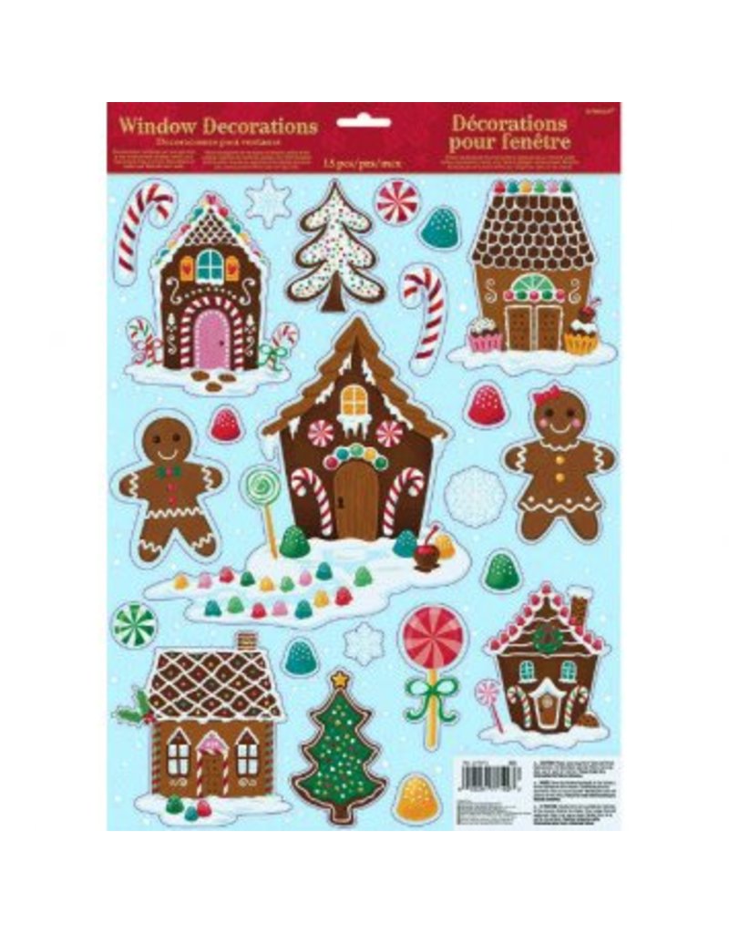 Gingerbread House Window Decorations