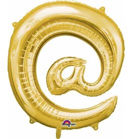 Gold @ Symbol Mylar 34" Balloon