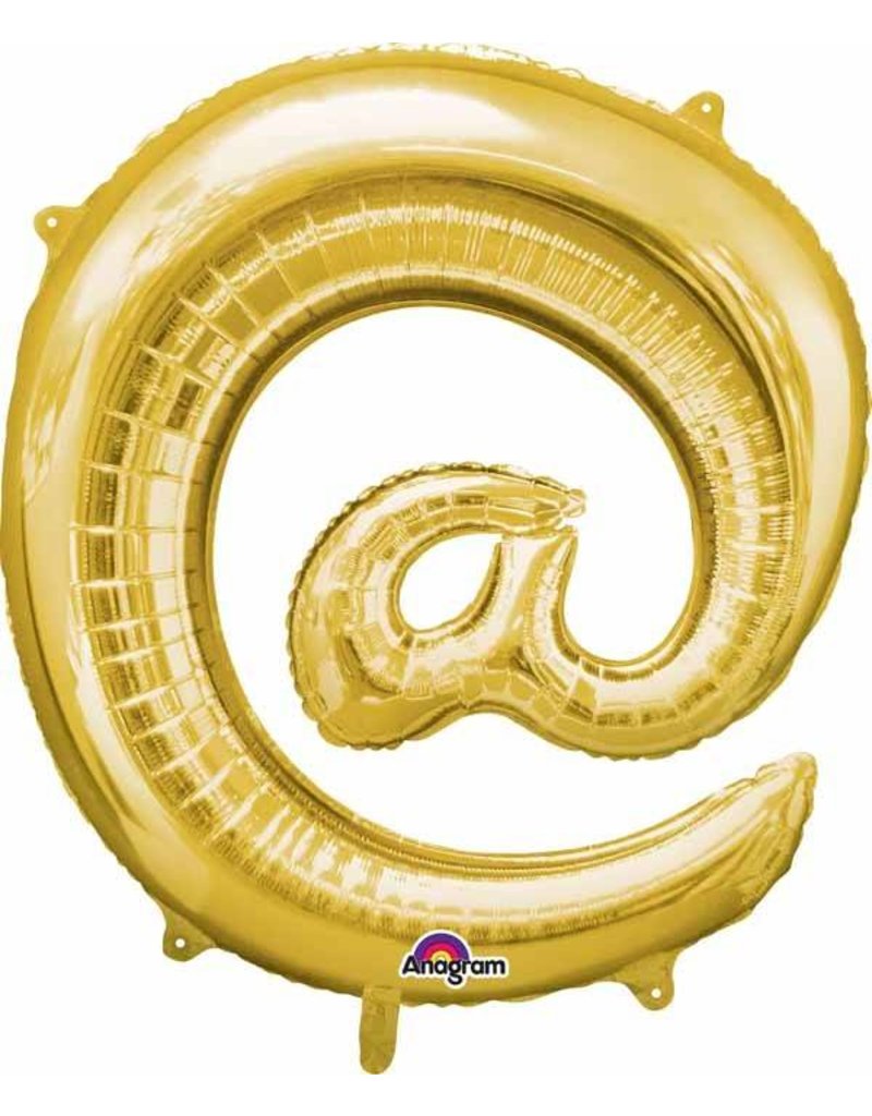 Gold @ Symbol Mylar 34" Balloon