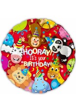 Hooray It's Your Day 18" Mylar Balloon