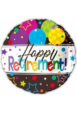 Happy Retirement 18" Mylar Balloon