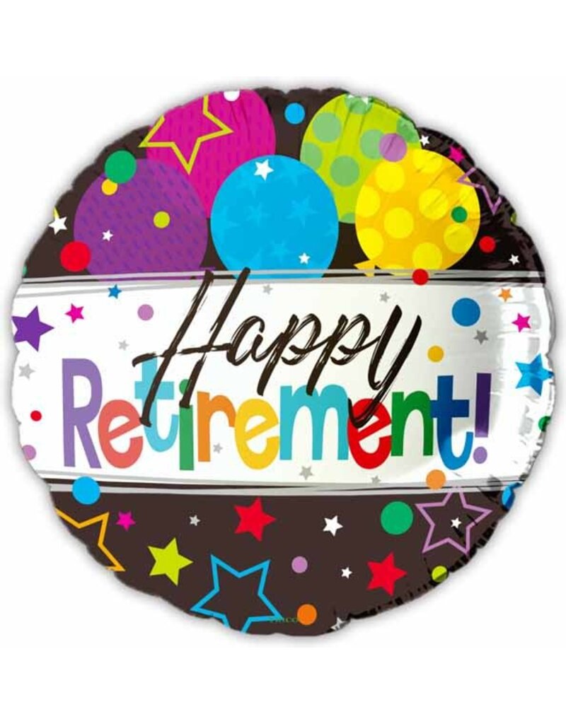 Happy Retirement 18" Mylar Balloon