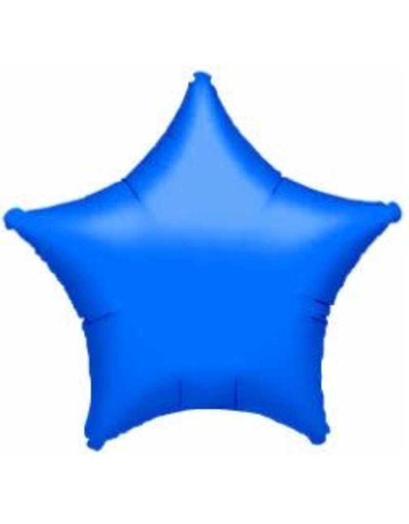 Sapphire Blue Star 20" Mylar Balloon