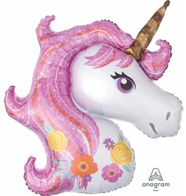 Magical Unicorn 33" Mylar Balloon