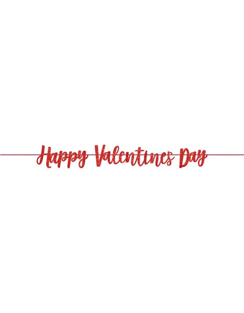Glitter Valentine's Day Letter Banner