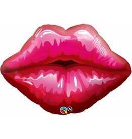 Big Kissy Lips Mylar Balloon