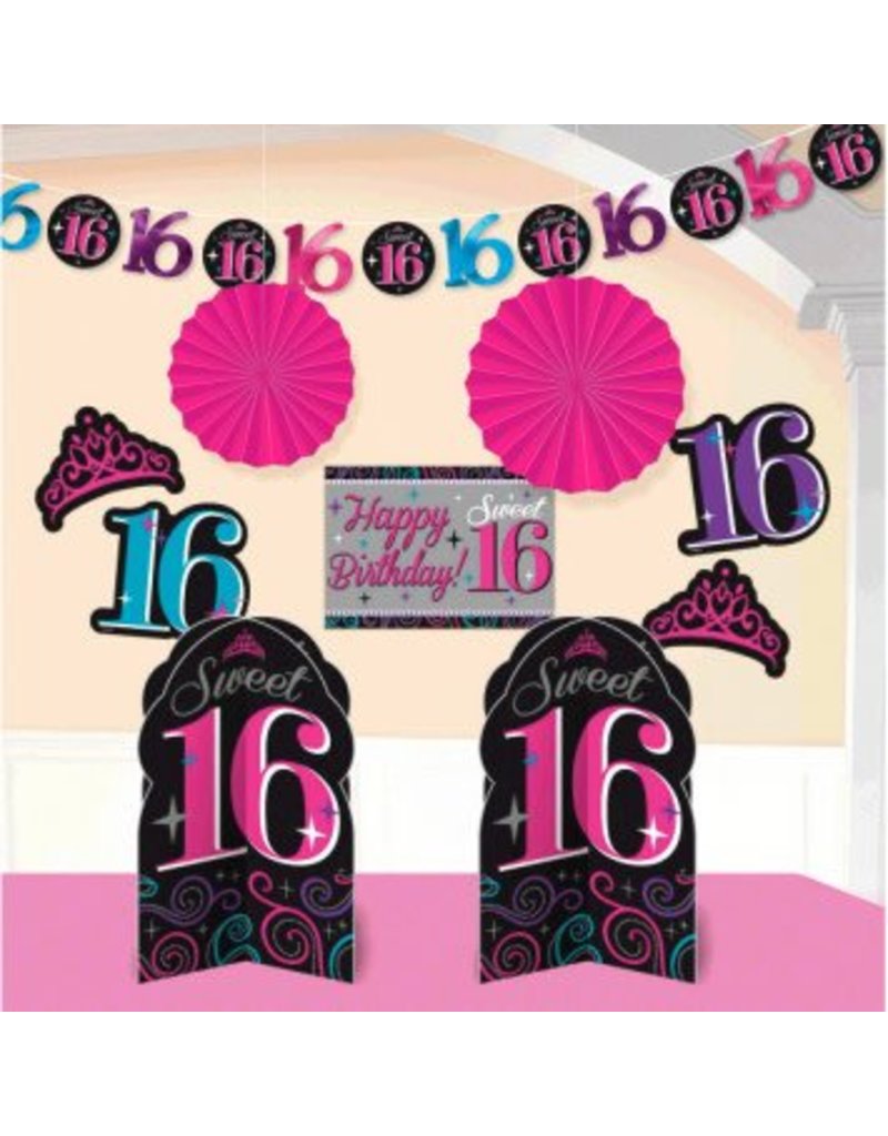 Sweet Sixteen Room Decorating Kit
