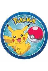 Pokemon™ Round Plates 7" (8)