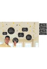 Sparkling Celebration Add-Any-Age Swirl Decorations