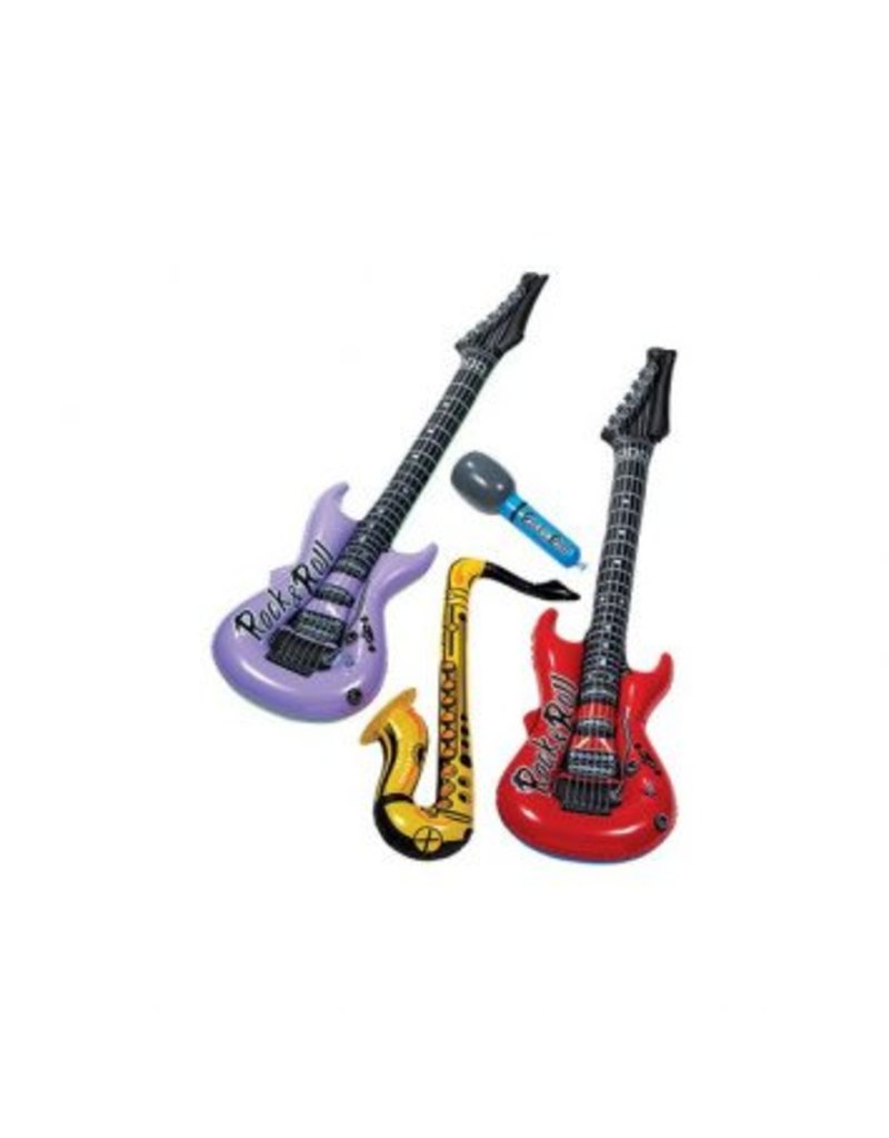 Jukebox Rock Inflatable Instrument Assortment (4)