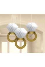 Honeycomb Ring Hanging Decorations