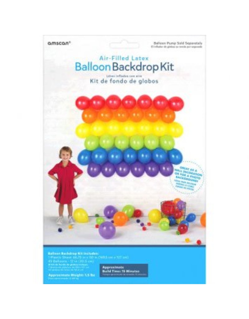 Primary Balloon Backdrop Kit