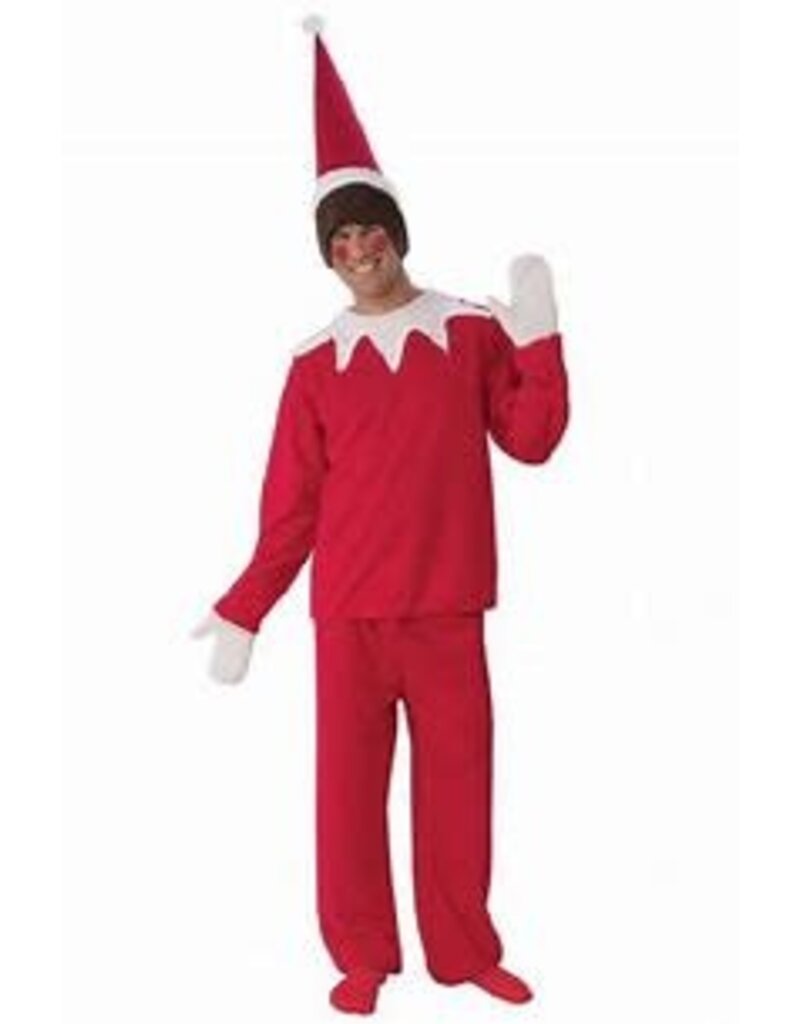 Adult Sitting Elf Man Costume