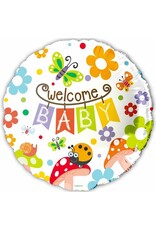 Welcome Baby 18" Mylar Balloon