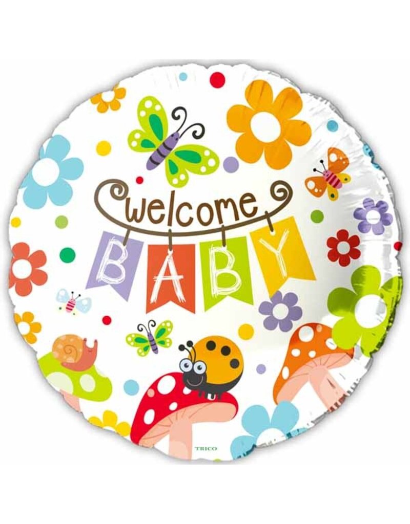 Welcome Baby 18" Mylar Balloon