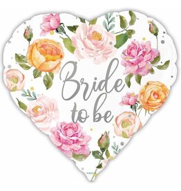 Bride To Be Heart 18" Mylar Balloon