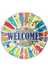 Welcome Streamers 18" Mylar Balloon