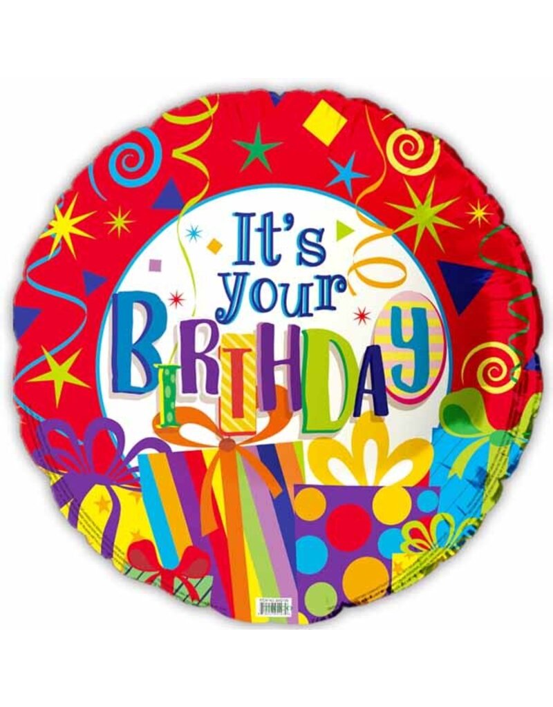 It's Your Birthday 18" Mylar Balloon